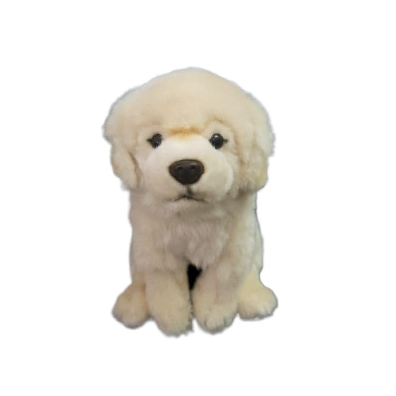 Peluche chien Labrador assis doudou souple pour enfant