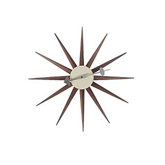 Wooden Sunburst Wall Clocks product image