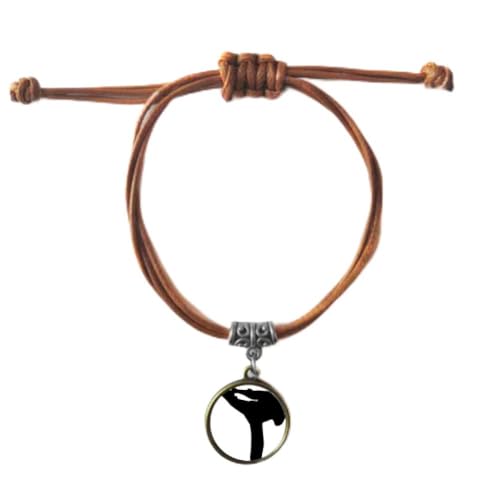 Bracelet Shaolin Kung fu cuir résistant pour poignets sensibles
