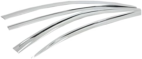 IKON MOTORSPORTS Window Visor Set - Smoke Tinted Tape-On Deflectors For 1988-1998 Chevy/GMC Trucks - View #9