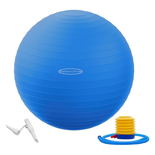 BalanceFrom Anti-Platz- und Rutschfester Gymnastikball Yoga-Ball...