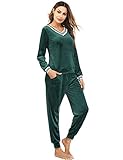 Kategorie: Damen Pyjamas Set, Zweiteiliger Nachtwäsche, Lang Schlafanzug Set, Langarm Druck Hausanzug, Tie Dye Pyjamas, Freizeitanzug, Langarm Oberteil Lang Hose.