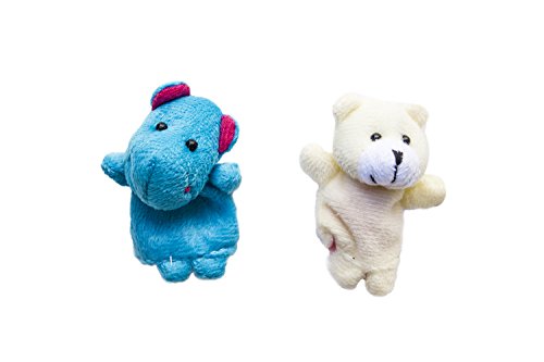 Kit 10 Dedoches Fantoche Brincadeira Brinquedo Dedo Animais Bichinho Pelúcia Bicho Bebê