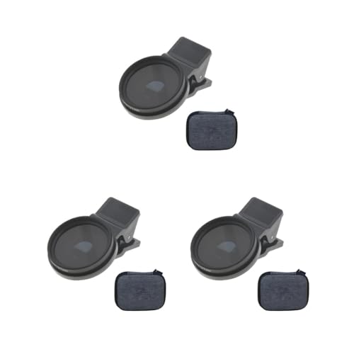 Filtres CPL 37mm smartphone lot de 3 objectifs antireflets