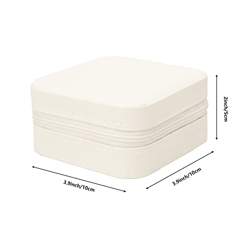Leture LT28 Pu Leather Small Jewelry Box, Travel Portable Jewelry Case For Ring, Pendant, Earring, Necklace, Bracelet Organizer Storage Holder Boxes thumb #4