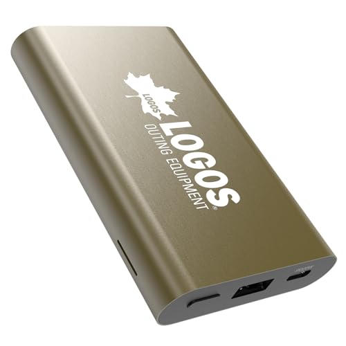 LOGOSモバイルバッテリー 10000mAh PD20W対応 LG-LP124T[カーキ]