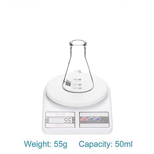 Stonylab ZXP-2PK-GLASS-50ML 2-Pack Glass 50Ml Heavy Wall Narrow Mouth Erlenmeyer Flasks thumb #4