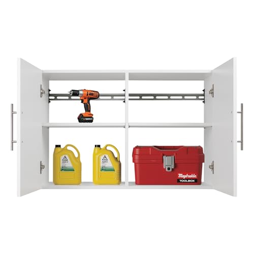 Prepac HangUps Upper Storage Cabinet - Elegant and Spacious Wall Cabinets to Maximize Your Storage, 36" Size, Classic White Finish
