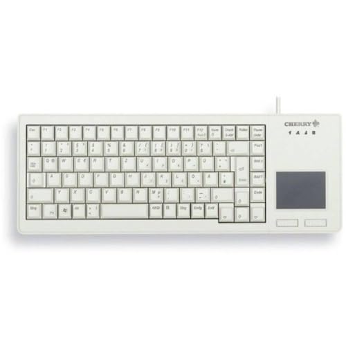 Cherry G84-5500 Xs, Tastiera Compatta Con Touchpad, Layout Tedesco (Qwertz), Con Cavo (Porta USB-A), Interruttori Meccanici Cherry Ml, Grigio Chiaro - 3