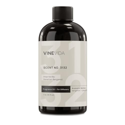 VINEVIDA [16 Oz] Inspired by: Venetian Bergamot; Diffuser Oil Refill | Premium Scent Diffuser Oil for Home | Non-Toxic Fragrance