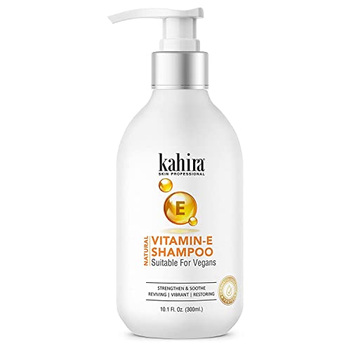 Image of Natural Vitamin-E Shampoo - Strengthen & Soothe Hair Care | Vegan, Reviving & Restoring Formula | Dermatologically Tested | 300ml