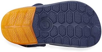 Stride Rite 360 Boys Lighted Bray Lighted Sandal, Navy/Orange | Image 7