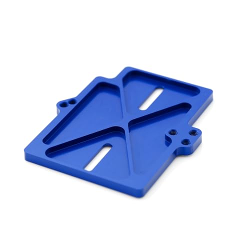 CHRCOED Aluminum ESC Mounting Plate for Traxxas Mini Maxx RC Car,Blue
