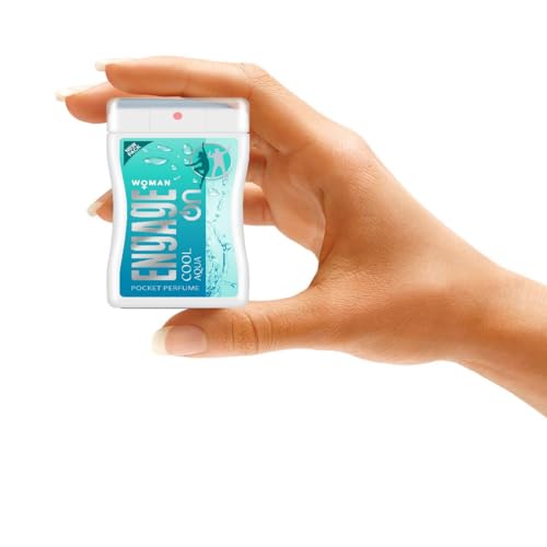 Engage ON Cool Aqua Pocket Perfume For Women, Floral & Lavender, Skin Friendly, 18ml