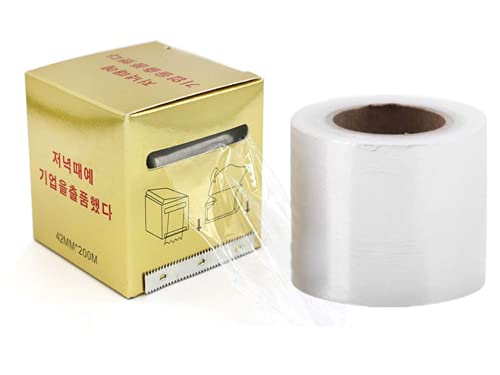 Anlising Film Tatouage, Film Adhésif de Tatouage,Jetable Film de Protection de Tatouage,Film Barrière de Couverture,pour les Lèvres des Sourcils Jetables Accessoires de Maquillage(42 * 200 mm) Cover