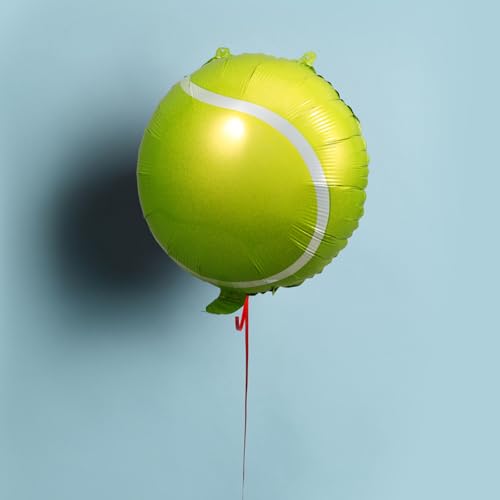 Toyvian 10 Stück Grüner Tennis-Party-Ballon Tennisball Große Luftballons Tennis-Party-Dekoration Für Sport-Motto-Geburtstag Frauen Männer Dekoration Partyzubehör 45 7 Cm