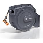 Giraffe Tools Retractable Garden Hose Reel Auto Rewind Wall Mount 5/8" 62FT