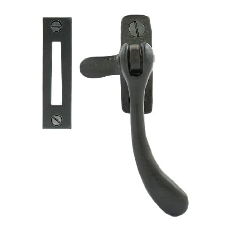 Handmade Pear Drop Fastener - 5" x 1" - Traditional Black Cover