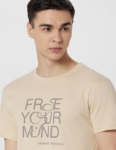 Image of Nobero 100% Cotton Tshirts for Men Combo Pack of 3 | Regular Fit | Printed | Round Neck Half Sleeve