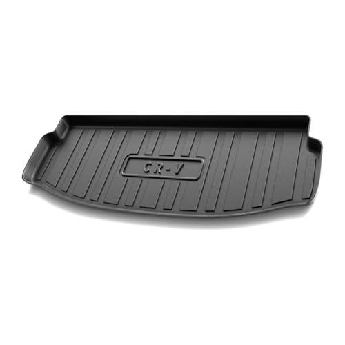 For ホンダ CR-V 6代目 e:HEV 2023年-現行 七人乗り用 ラゲッジマット トランクマット リアカーゴトランクトレイ 3Dラゲージトレイ TPEゴム ブラック 防水 フロアマットプロテクター (6代目 e:HEV 七人乗り用) [並行輸入品