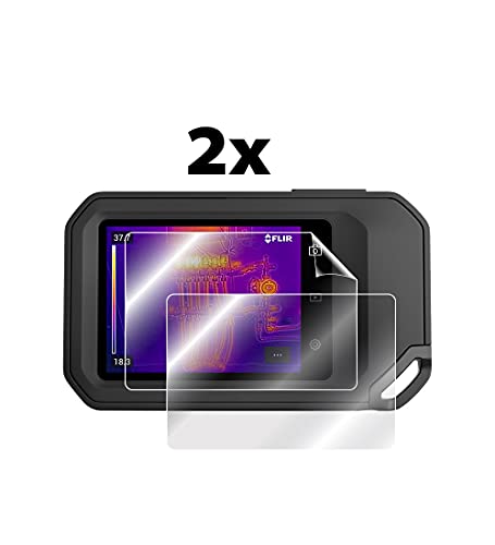 IPG For FLIR C3-X / C5 Compact Thermal Inspection Camera Screen Protector (2 Units) Invisible Screen Guard - HD Quality/Self-Healing/Bubble -Free for C3-X / C5