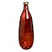 Produktbild GILDE Vase Atoris - Glas - Flaschenform - Höhe 75cm x Ø 25cm - Gold/rot - Bodenvase
