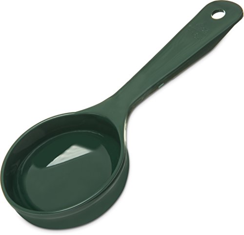 Carlisle 492808 - High Heat Measure Miser Spoon/Food Portioner - 4 oz., Green