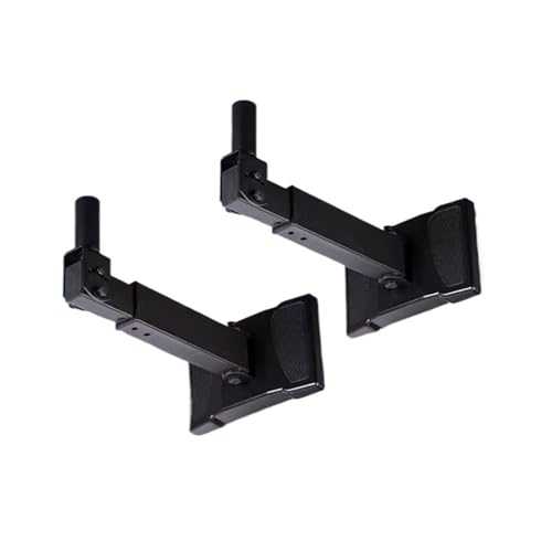 Soportes para Altavoces de Pared Negros con Brazo Alargado de Metal 2