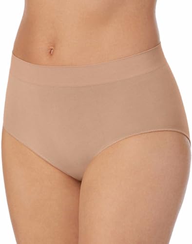Carole Hochman Women's Underwear Silky Soft Seamless Full Coverage Modern Brief Panties 5 Pack Multipack Regular & Plus Sizes4