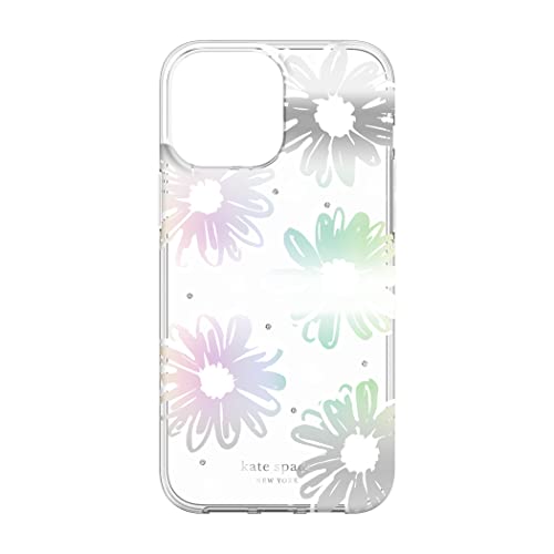 kate spade new york Protective Hardshell Case for iPhone 13 Pro Max - Daisy Iridescent Foil