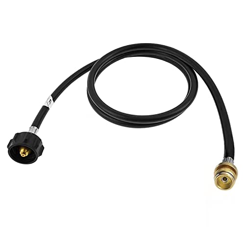 BMMXBI Griddle Regulator with 5FT Propane Adapter Hose for Blackstone 17/22 Inch Tabletop Griddles Gas Regulator Fit CharBroil 19952085 Tabletop Gas Griddle Pit Boss PB336GS Grill Griddles