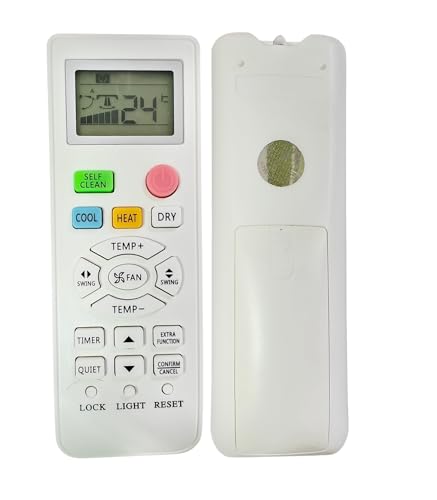 Image of Ehop Compatible Remote Control for Haier Inverter AC with selfclean and Heat Buttons AC-131H (Old Remote Must be Exactly Same for it to Work)