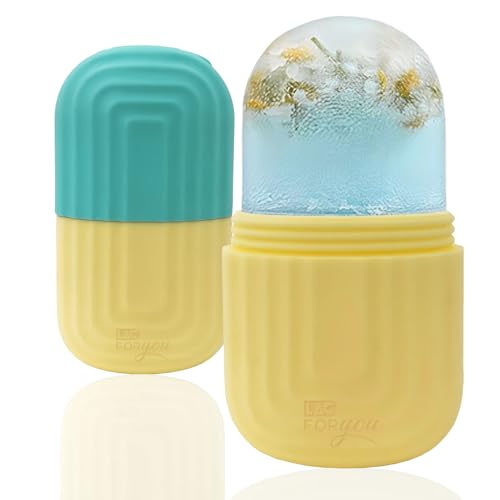 LAC Ice Roller Facial - Hielo para la Cara Antiarrugas para Elasticidad de la Piel - Rodillo de Hielo Facial Reduce los Poros y Hinchazón