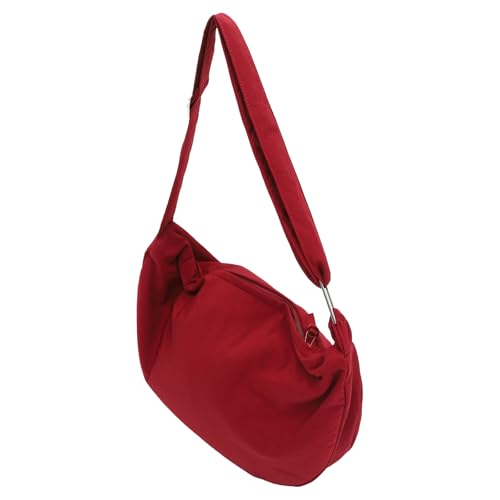 Grand sac bandoulière léger avec fermeture éclair sécurisée