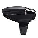 Szwaldaper Auto-Armlehne, drehbar, Mittelkonsole, Aufbewahrungsbox, for NISSAN, NV200 Evalia, for Chevrolet, City Express 2010–2017 Auto-Mittelarmlehnenbox(Black thread)