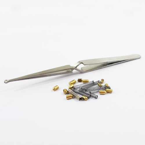 Lock Pinning Cross Locking Tweezers, self-locking tweezer Locksmith Tool for Locksmith Pinning & Rekeying Kit Lock Pin Tumbler Tweezers - Image 4