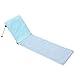 WERTAZ Matelas de Plage Pliant Transat Portable Tapis de Plage rembourré avec Poche Dossier inclinable réglable Lit de Bain de Soleil extérieur pour Jardin, Camping