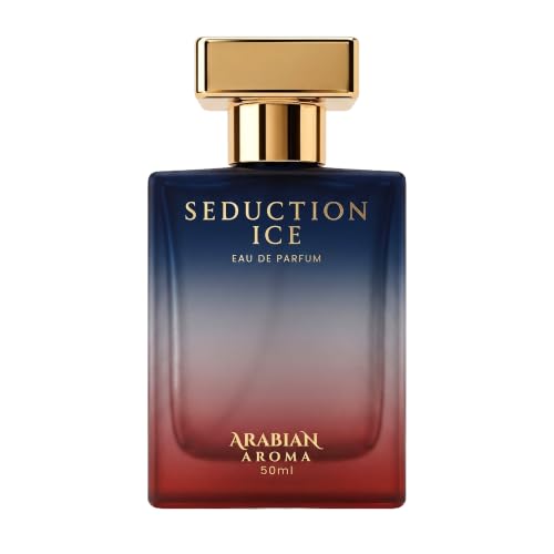 Image of Arabian Aroma Seduction Ice Eau de Parfum for Men - 50ml | Fresh Citrus & Fruity Fragrance | Long Lasting Perfume for Man