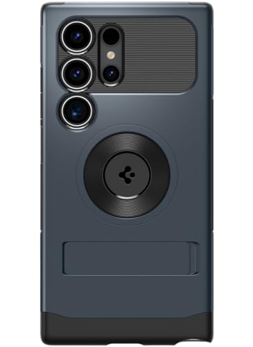 Spigen Slim Armor MagFit Back Cover Case Compatible with Galaxy S24 Ultra (TPU + Poly Carbonate | Metal Slate) 9
