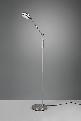 Trio Lighting Lampada Led Da Pavimento Franklin, Dimmer Con Sensore, Nichel Opaco - 9