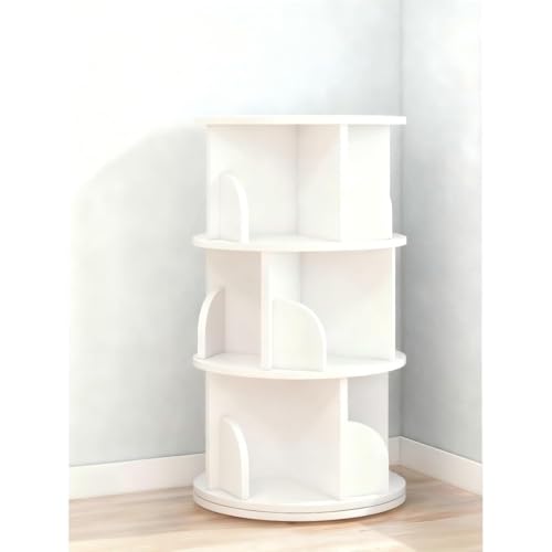 HongzyFirm ��]���{�I 3 �i / 4 �i / 5 �i ���a 40cm A4 �����鍂�� ��e�� ��]���b�N �u�b�N�V�F���t �G�{�I ���� ������ CD/DVD ���b�N �g���i ���I (3 �i�i���񂾂� �j,�z���C�g)