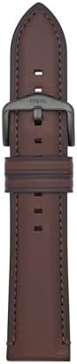 Fossil Men's 22mm Dark Brown LiteHide™ Leather Watch Band