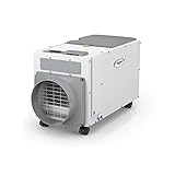 Aprilaire E100C Pro 100 Pint Dehumidifier with Casters for Crawl Spaces, Basements, Whole Homes, Commercial up to 5,500 sq. ft.