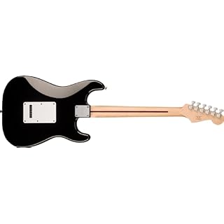 Squier Sonic Stratocaster MN Left-Hand (Black) – Guitare Électrique - Les Beatles, Paul McCartney, John Lennon, RIngo Starr, George Harrison Squier Sonic Stratocaster MN Left-Hand (Black) - Guitare Électrique – Image 2
