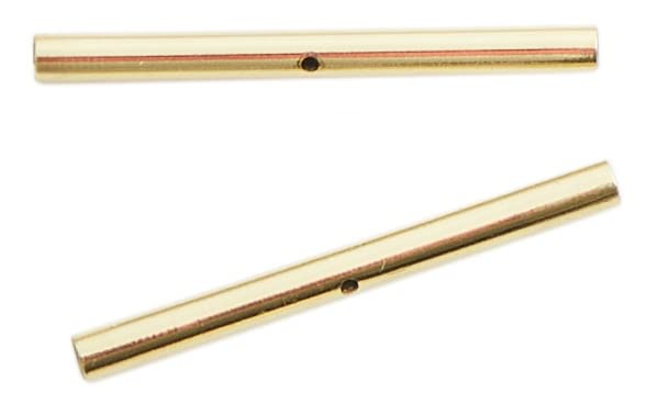 Lantern Moon - Lantern Moon Cable Connector - 2 Pieces, Gold/Brown/White, 35cm/1.4in