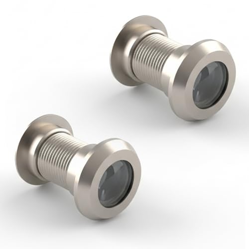 Image of Atlantic 180 Wide-Angle Door Eye Viewer for Main Door | S.S Finish Peephole | Pack of 2