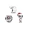 TCZNAF Cachemar avant Noël Set Charms Halloween Pendentif Pour Bracelet Européen Femme et Perles Pour