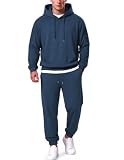 COOFANDY Men's Tracksuit 2 Piece Hoodie Sweatsuit Sets Casual Jogging Athletic Suits