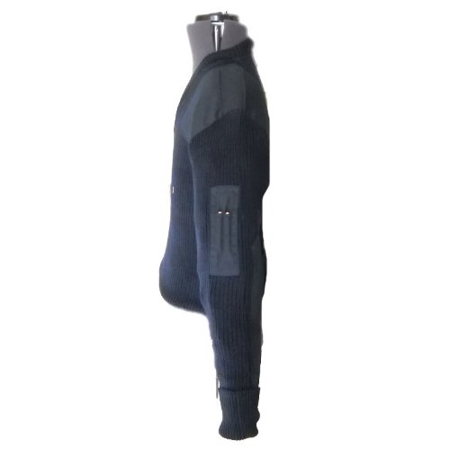 fratelliditalia.org Maglione Maglia Pullover Scollo v Blu Lana Invernale vigilanza Guardia giurata