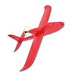 FRCOLOR Elektrisches Flugzeugspielzeug mit Leuchtendem Styropormodell Leichtes Umweltfreundliches Wurfspielzeug für Ab Jahren Farbiges Fluggerät für Drinnen und Draußen